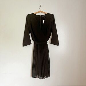NWT Black Wrap Dress